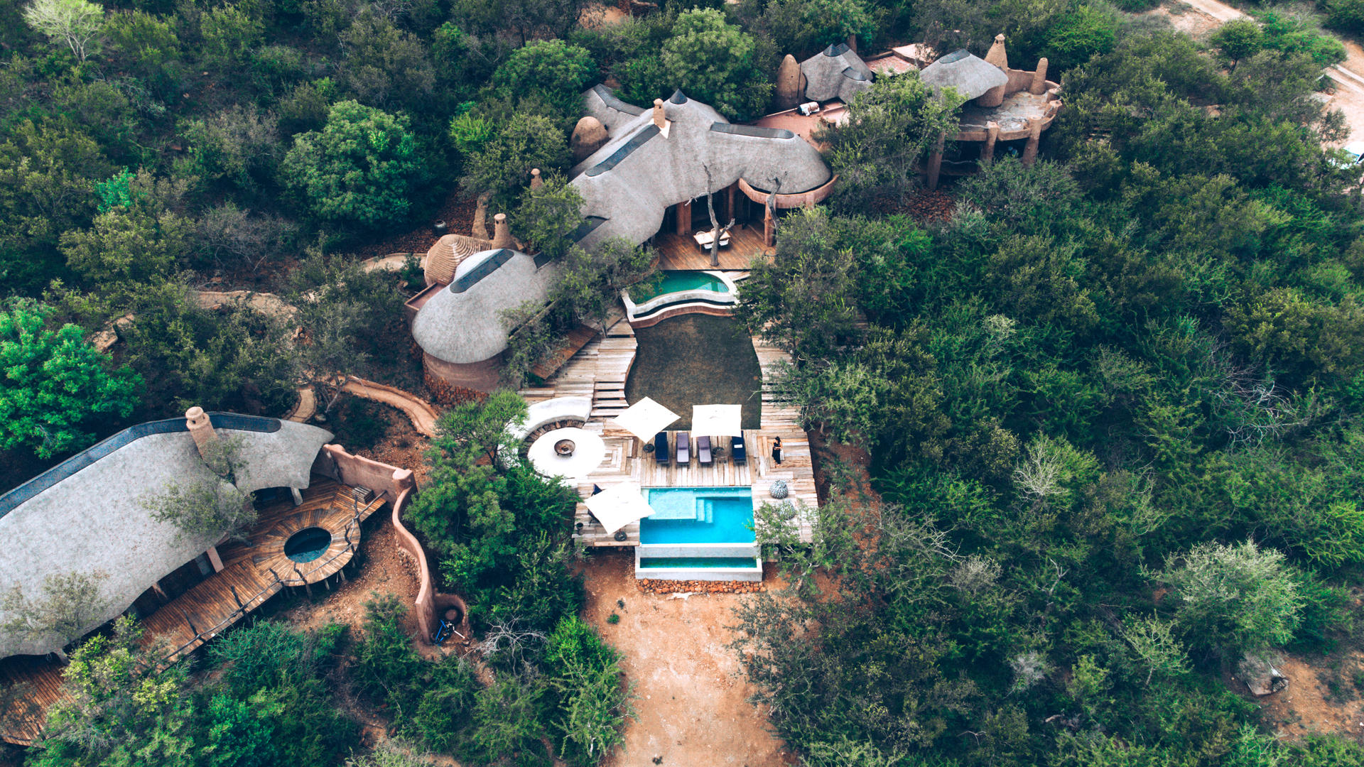 Dithaba Camp Aerial view