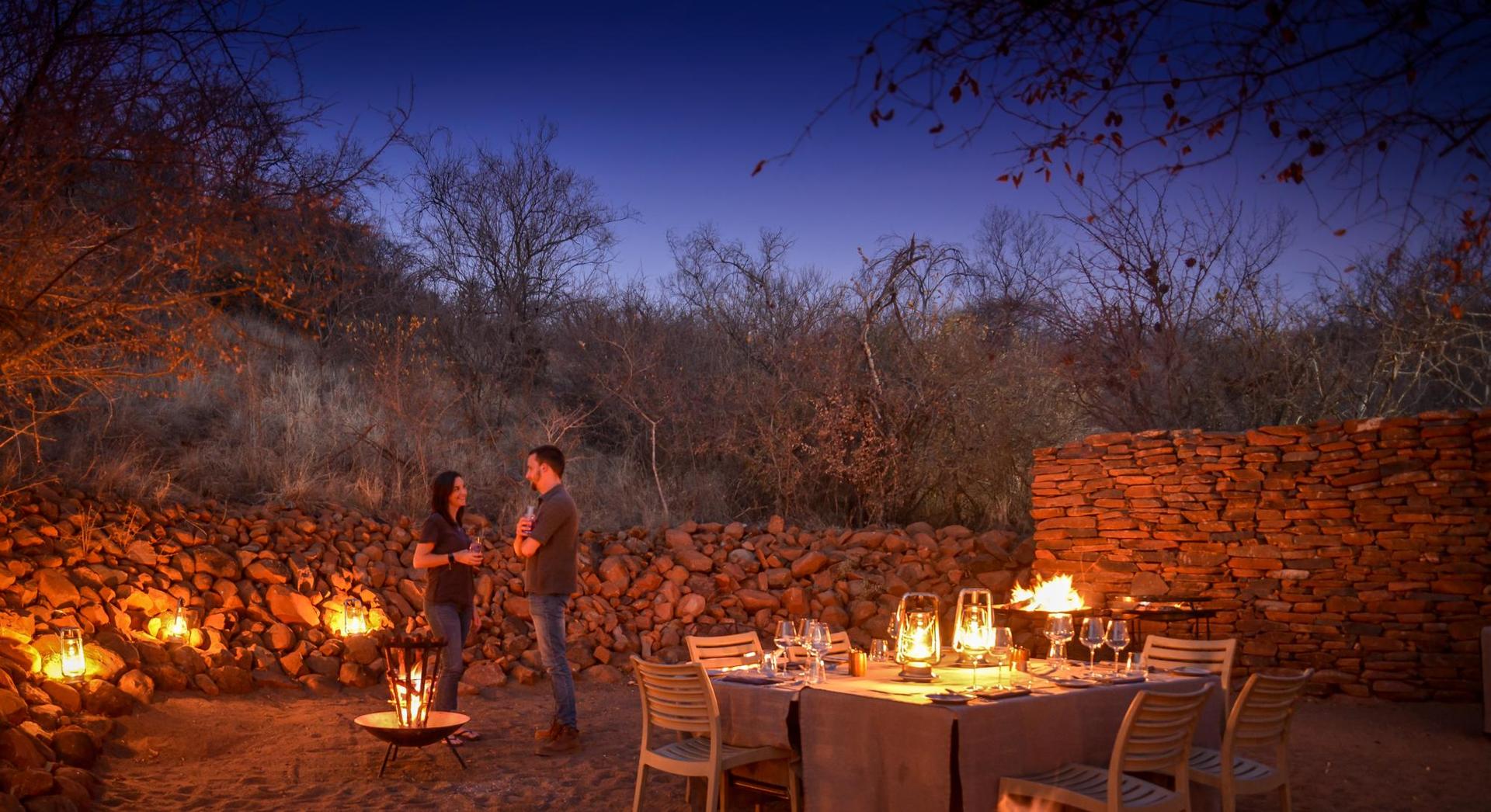 Dithaba Camp Boma dinner