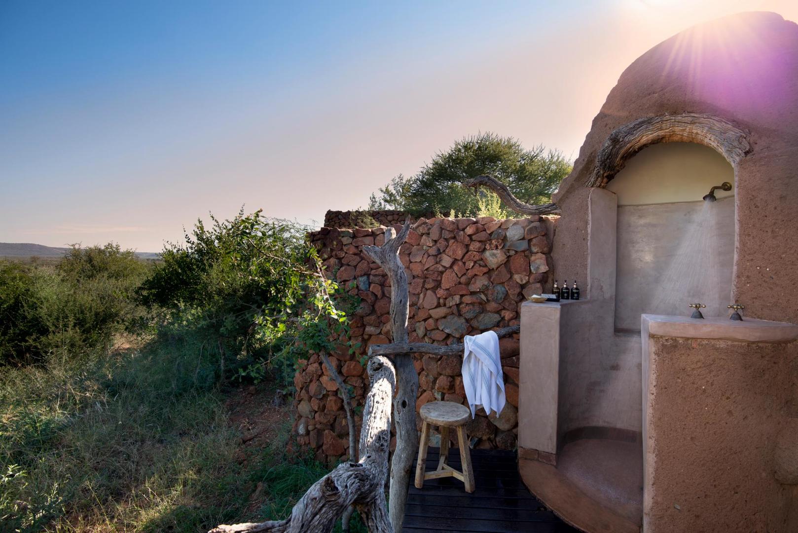 Kopano Camp Outdoor shower