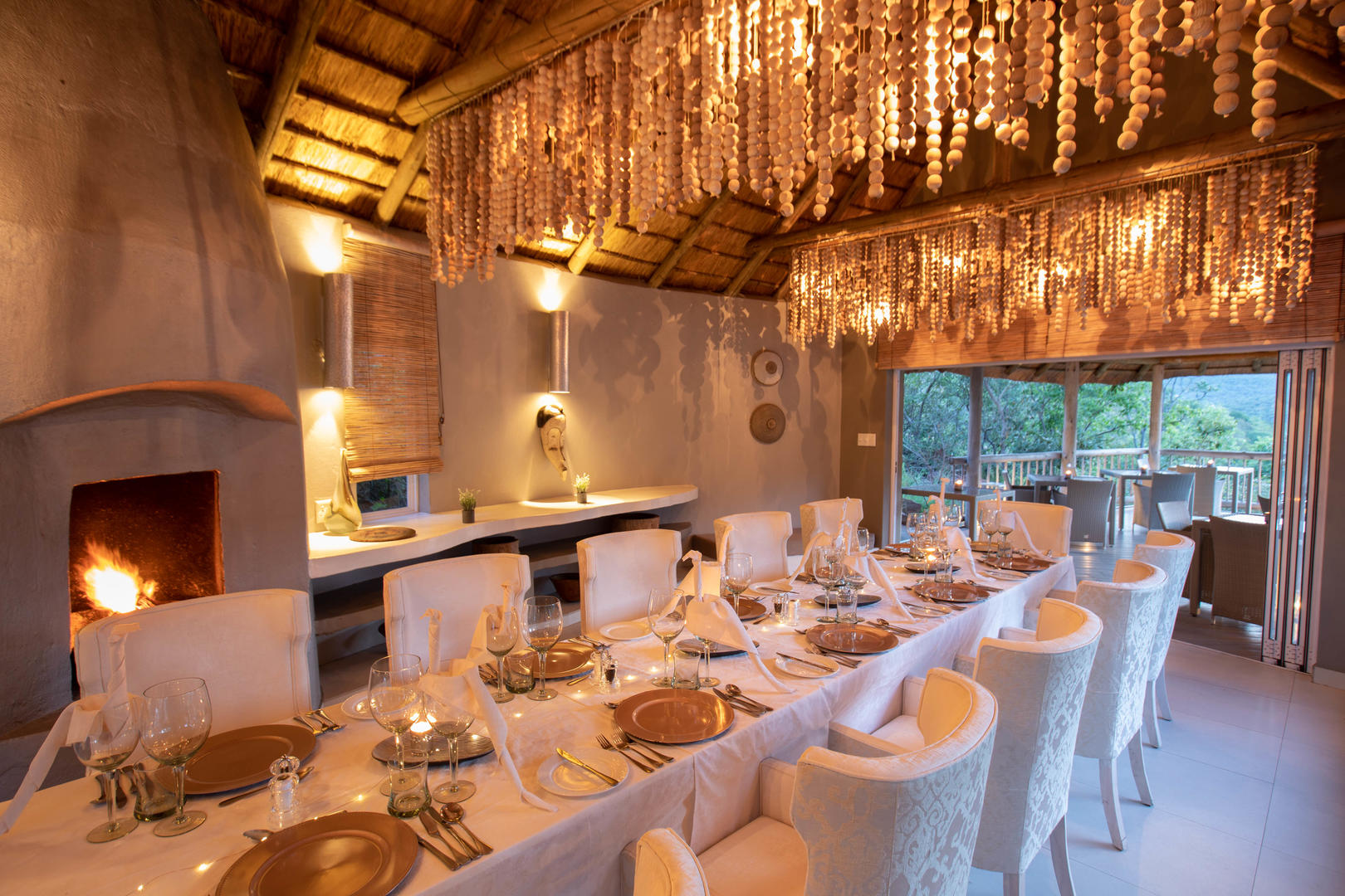 17631087812522 signature image clifftop exclusive safari hideaway evening dining