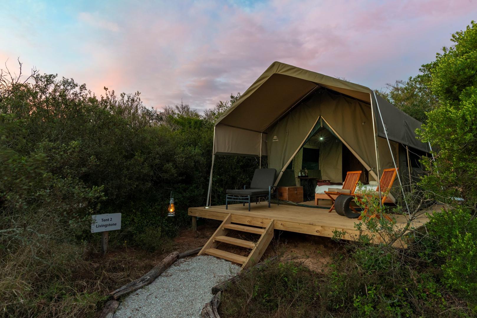 Explorer Camp on Shamwari Private Game Reserve