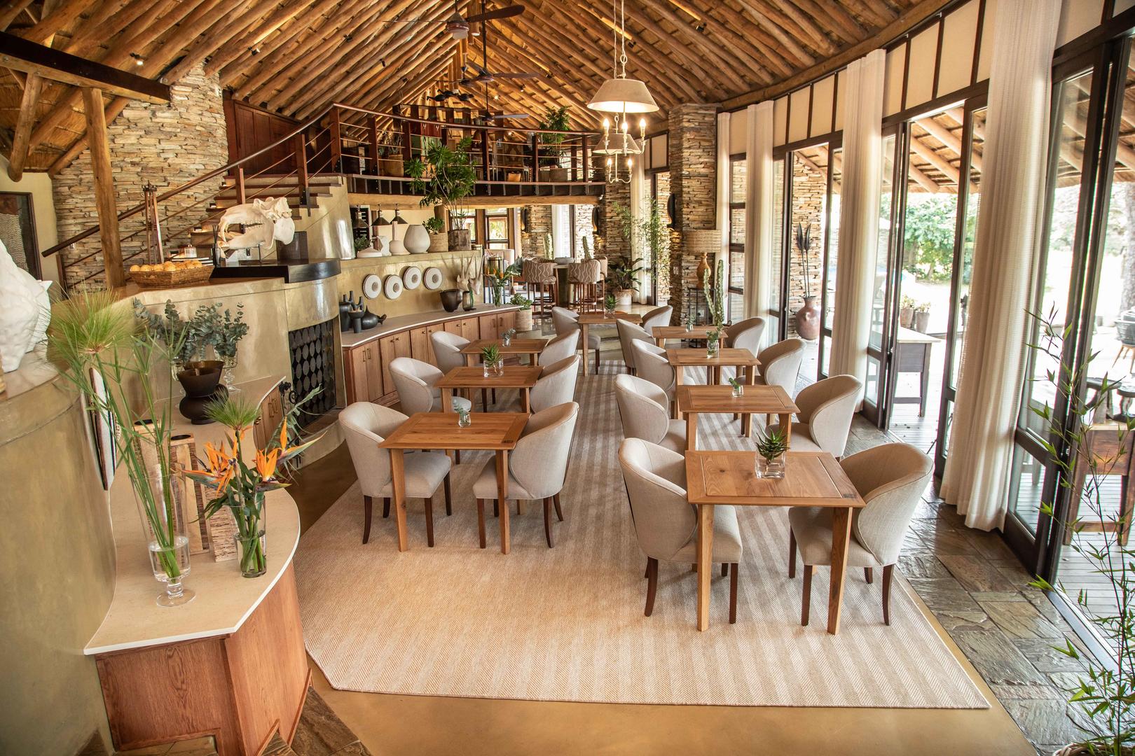 Indoor dining area