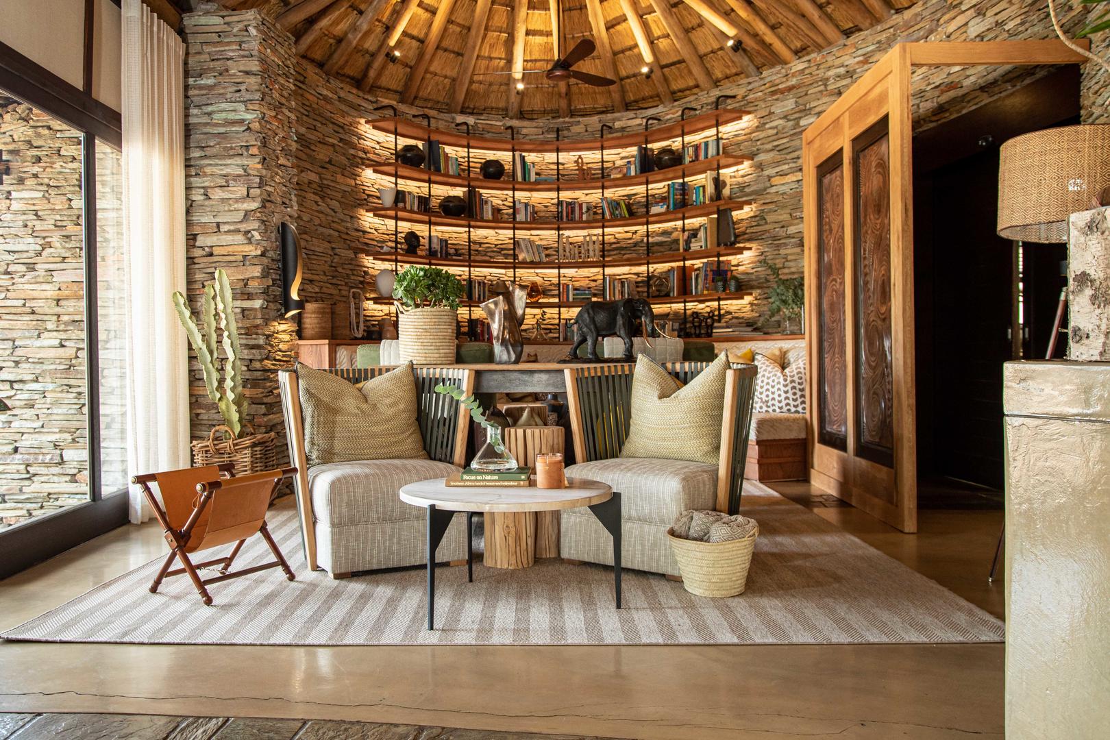 Indoor seating area