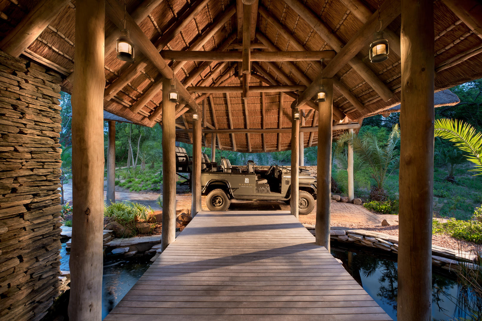 Lodge entrance