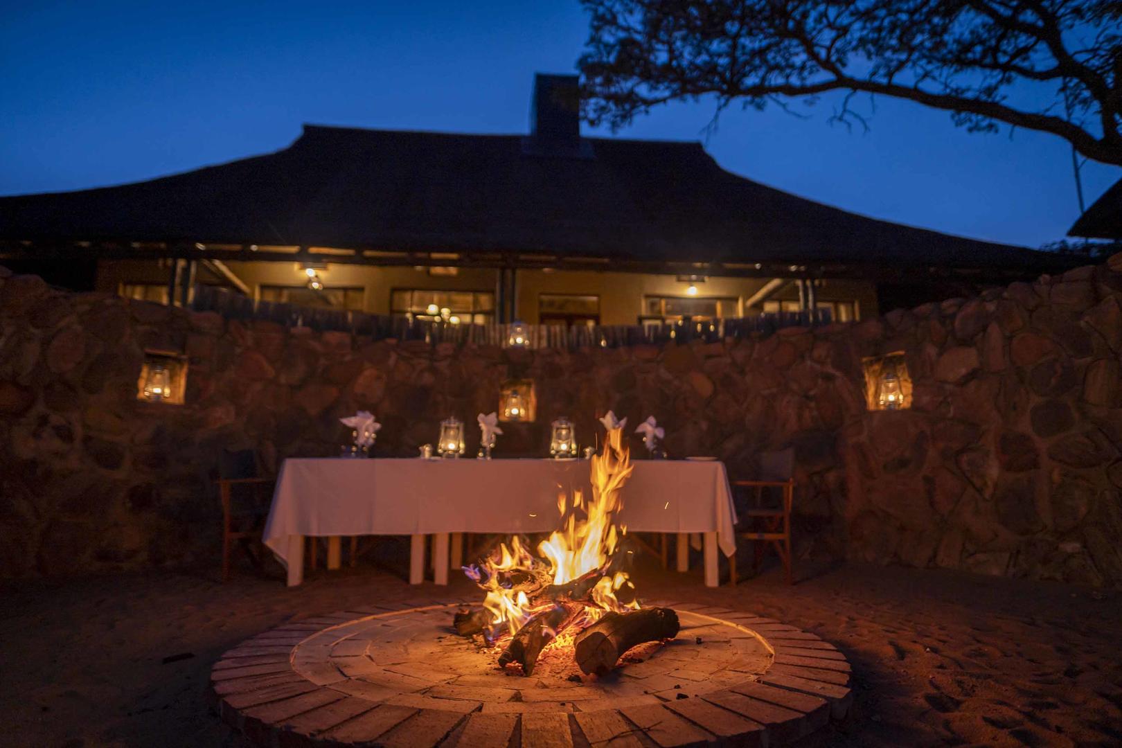 Dine under the African stars